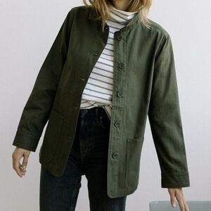 Tradlands Lightweight Dark Green Chore Coat